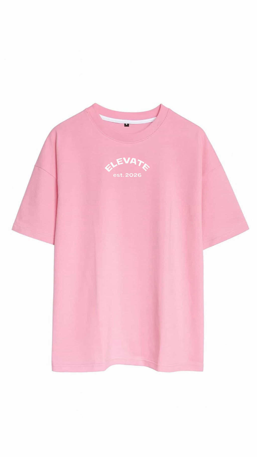 Pink Elevate Tee - “ALL TIME pulse”