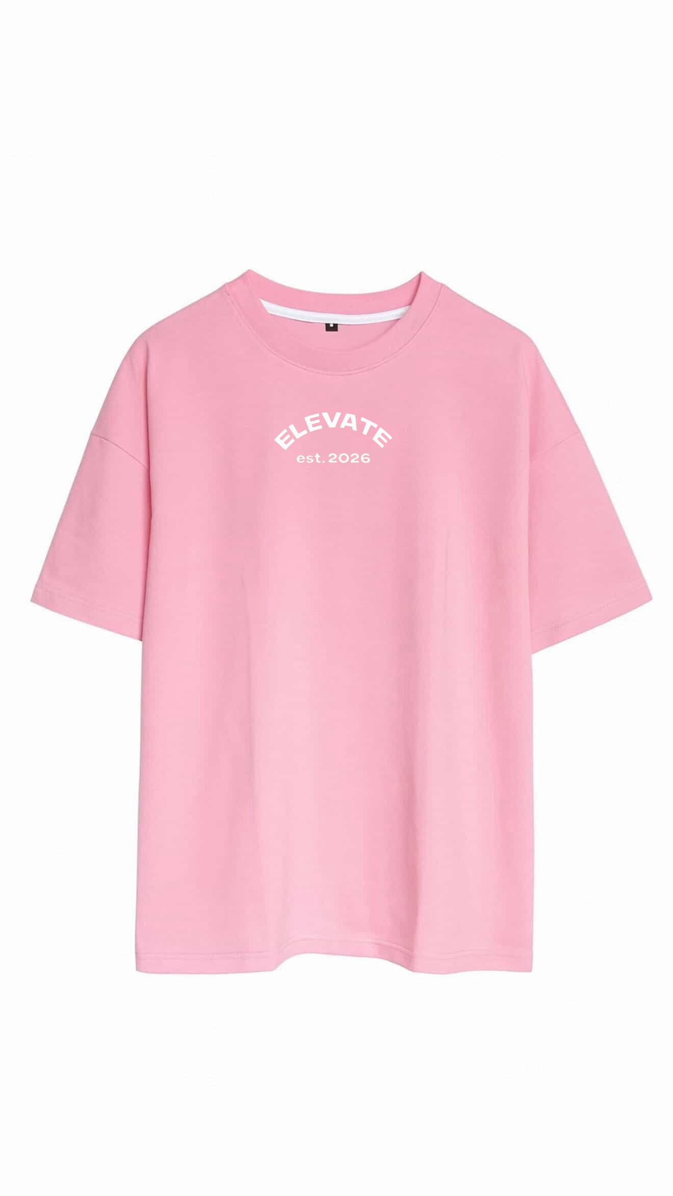 Pink Elevate Tee - “ALL TIME pulse”