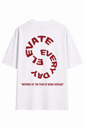 White Elevate Tee - “ALL TIME pulse”