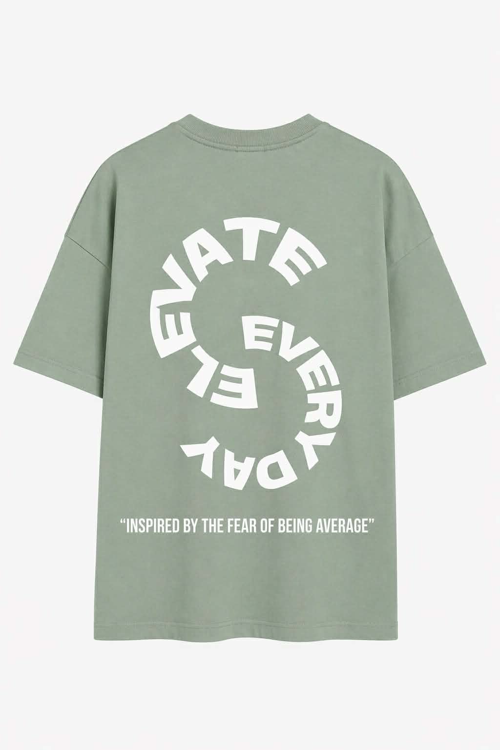 Sage Green Elevate Tee - “ALL TIME pulse”