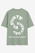 Sage Green Elevate Tee - “ALL TIME pulse”